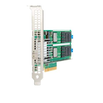 HPE NS204i-p NVMe OS Boot Device, PCIe3 x8, 2x 480 GB M.2 SSD, hardware RAID 1