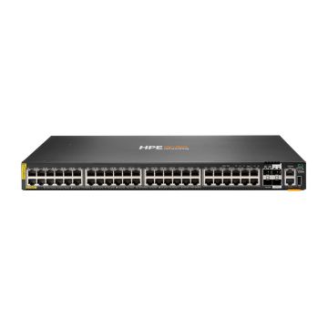 HPE Aruba Networking CX 6200M 48G Class 4 PoE-switch met 4 SFP+ poorten
