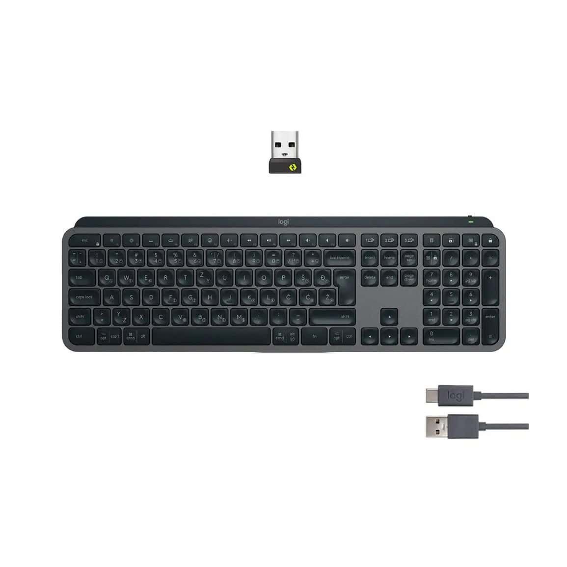 Logitech MX Keys S Toetsenbord Grafiet
