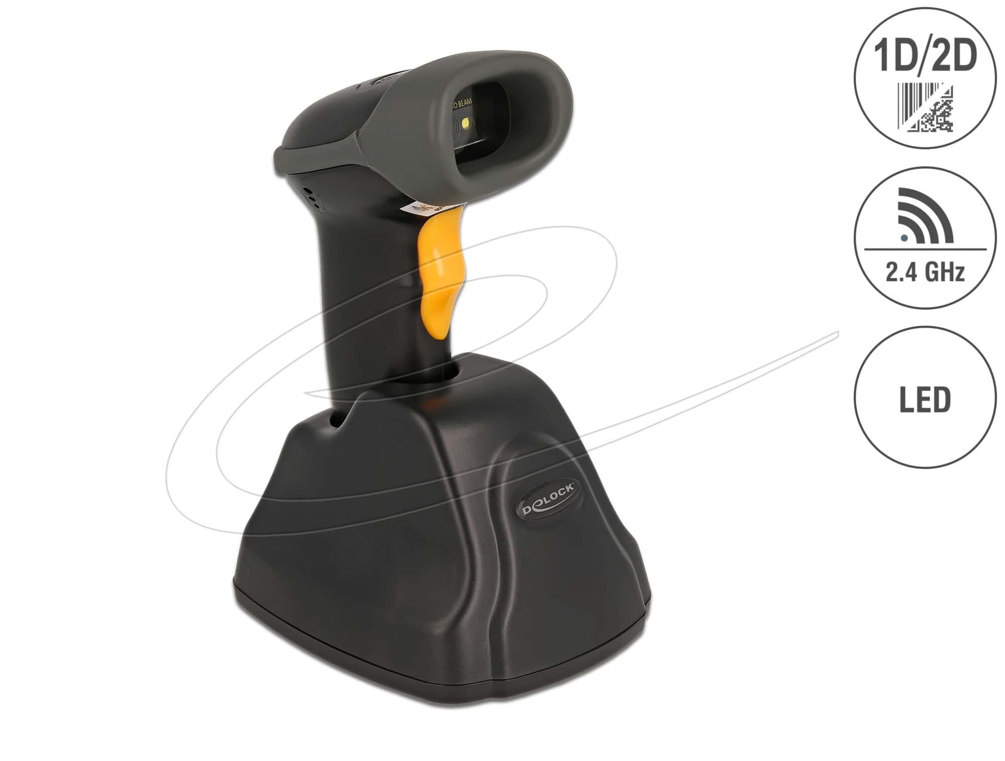 Delock 90550 Draagbare Barcodescanner 1D/2D CMOS