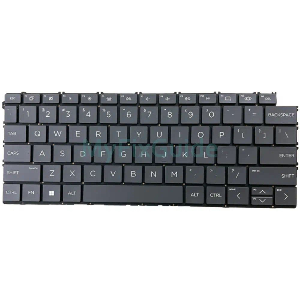 HP Toetsenbord met Backlight Bezel Grijs
