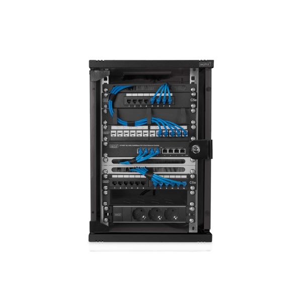 Digitus DN-10-09U-B rack 9U Wandrek Zwart (DN-10-09U-B)