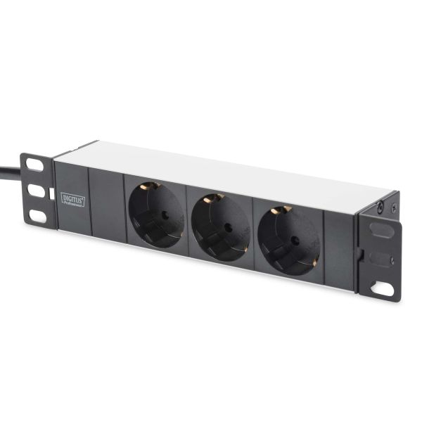Digitus DN-10-SET-1-B rack 6U Vrijstaande rek Zwart (DN-10-SET-1-B)