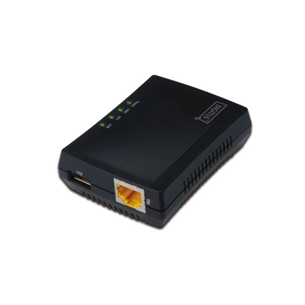 Digitus DN-13020 print server Ethernet LAN Zwart (DN-13020)
