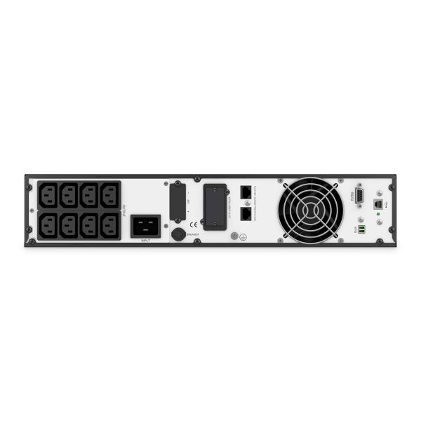 Digitus DN-170095 UPS Dubbele conversie (online) 1,5 kVA 2000 W 8 AC-uitgang(en) (DN-170095)
