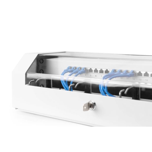 Digitus DN-19 04U-PB rack 3U Wandrek Grijs (DN-19 04U-PB)