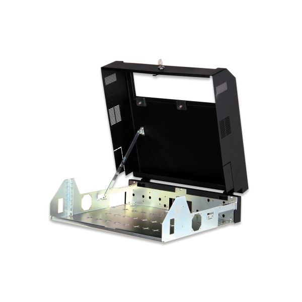 Digitus DN-19 04U-PB-B rack 3U Wandrek Zwart (DN-19 04U-PB-B)