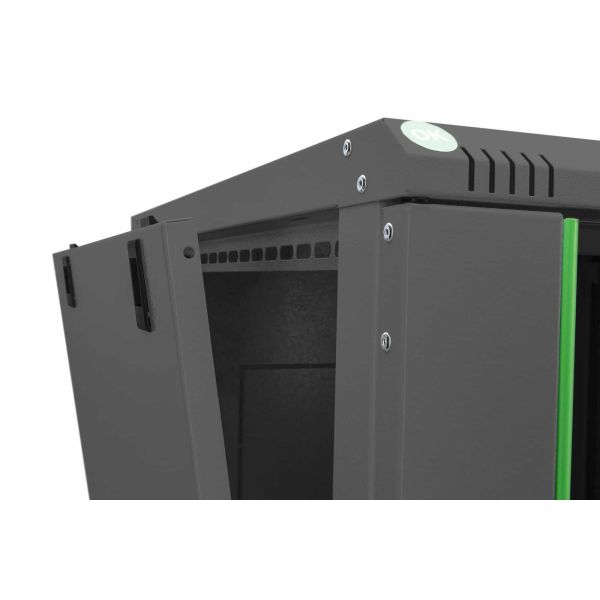 Digitus DN-19 07-U-EC-SW rack 7U Wandrek Zwart (DN-19 07-U-EC-SW)