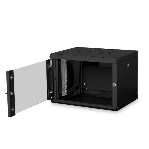 Digitus DN-19 07-U-SW rack 7U Wandrek Zwart (DN-19 07-U-SW)