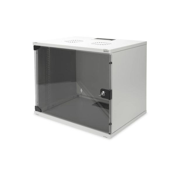 Digitus DN-19 09-U-S-1 rack 9U Wandrek Grijs (DN-19 09-U-S-1)