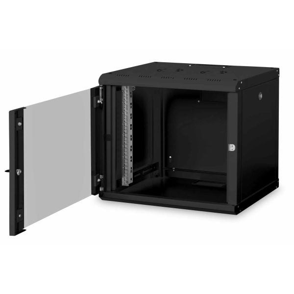 Digitus DN-19 09-U-SW rack 9U Wandrek Zwart (DN-19 09-U-SW)