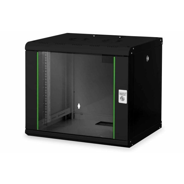 Digitus DN-19 09-U-SW rack 9U Wandrek Zwart (DN-19 09-U-SW)