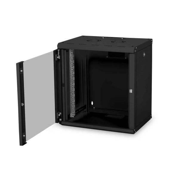 Digitus DN-19 12-U-SW rack 12U Wandrek Zwart (DN-19 12-U-SW)