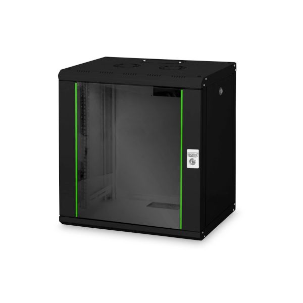 Digitus DN-19 12-U-SW rack 12U Wandrek Zwart (DN-19 12-U-SW)