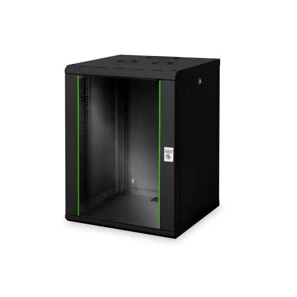 Digitus DN-19 16U-6/6-SW rack Wandrek Zwart (DN-19 16U-6/6-SW)