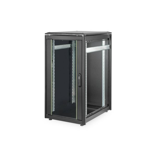 Digitus Unique 22U Vrijstaande rek Zwart (DN-19 22U-6/8-B-1)