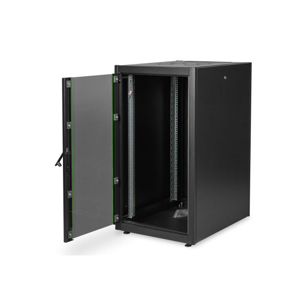 Digitus DN-19 22U-6/8-DB rack Vrijstaande rek Zwart (DN-19 22U-6/8-DB)