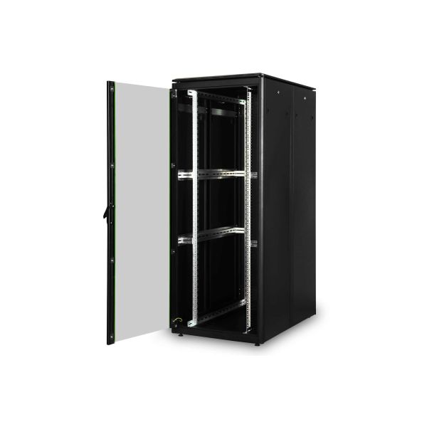 Digitus DN-19 47U-8/12-1B rack Vrijstaande rek Zwart (DN-19 47U-8/12-1B)