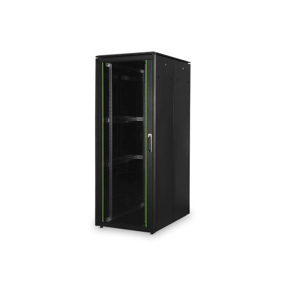 Digitus DN-19 47U-8/12-1B rack Vrijstaande rek Zwart (DN-19 47U-8/12-1B)