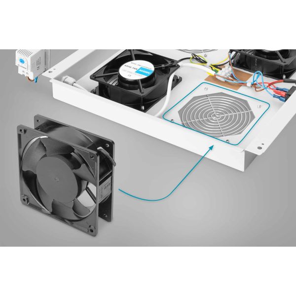 Digitus DN-19 FAN koelsysteem voor computers Computer behuizing Ventilator Zwart (DN-19 FAN)