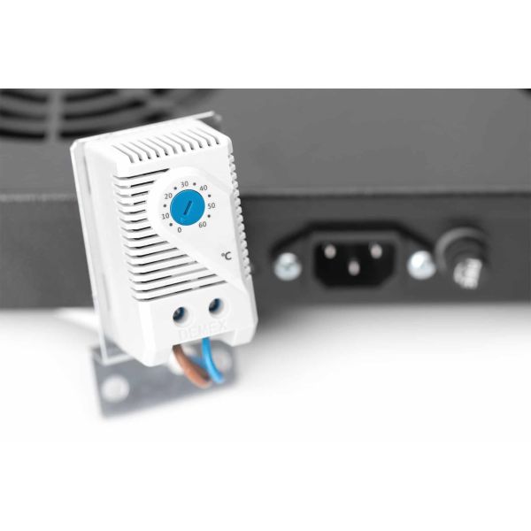 Digitus DN-19 FAN-2-HO-SW rack-toebehoren Ventilatiepaneel (DN-19 FAN-2-HO-SW)