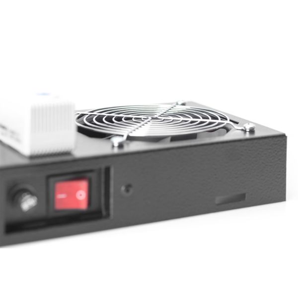 Digitus DN-19 FAN-2-WM-T-SW rack-toebehoren Dakventilator (DN-19 FAN-2-WM-T-SW)