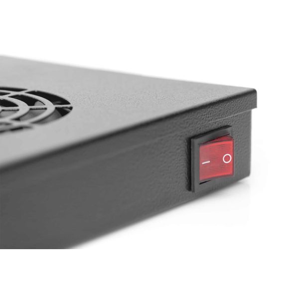 Digitus Cooling Unit for 19" Installation Geventileerd blind paneel (DN-19 FAN-4-HO-SW)