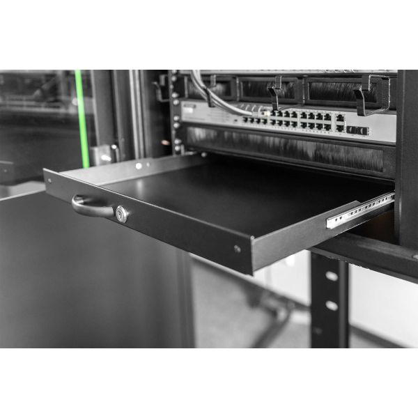 Digitus 19" Lockable Keyboard shelf (DN-19 KEY-1U-SW)