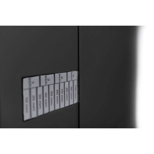 Digitus DN-19 PB-8U-SW rack 4U Wandrek Zwart (DN-19 PB-8U-SW)