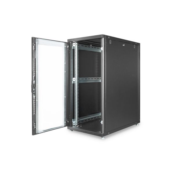 Digitus DN-19 SRV-26U-B-G-1 rack Vrijstaande rek Zwart (DN-19 SRV-26U-B-G-1)