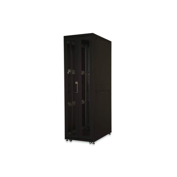 Digitus DN-19 SRV-42U-B-GD-1 rack Vrijstaande rek Zwart (DN-19 SRV-42U-B-GD-1)