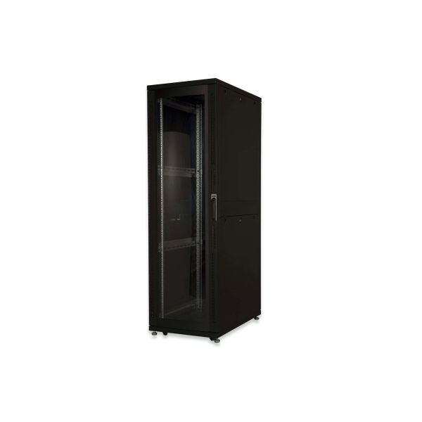 Digitus DN-19 SRV-42U-B-GD-1 rack Vrijstaande rek Zwart (DN-19 SRV-42U-B-GD-1)