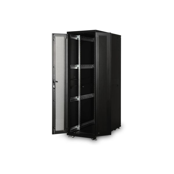 Digitus DN-19 SRV-47U-B-1 rack Vrijstaande rek Zwart (DN-19 SRV-47U-B-1)