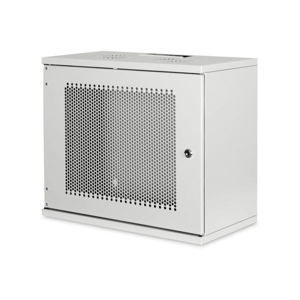 Digitus DN-19-09U-S-PD rack 9U Wandrek Grijs (DN-19-09U-S-PD)