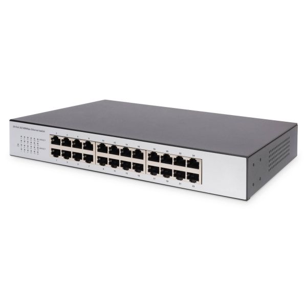 Digitus DN-60021-2 netwerk-switch Unmanaged Fast Ethernet (10/100) Grijs (DN-60021-2) Digitus DN-60021-2 netwerk-switch Unmanaged Fast Ethernet (10/100) Grijs (DN-60021-2)
