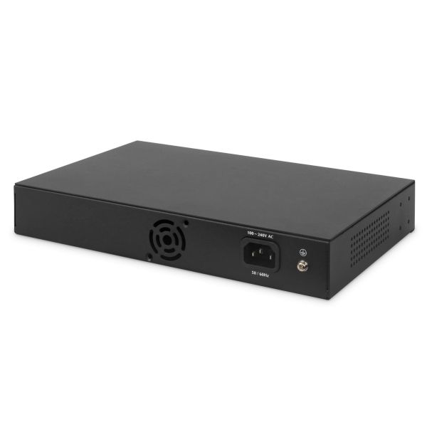 Digitus DN-60021-2 netwerk-switch Unmanaged Fast Ethernet (10/100) Grijs (DN-60021-2)