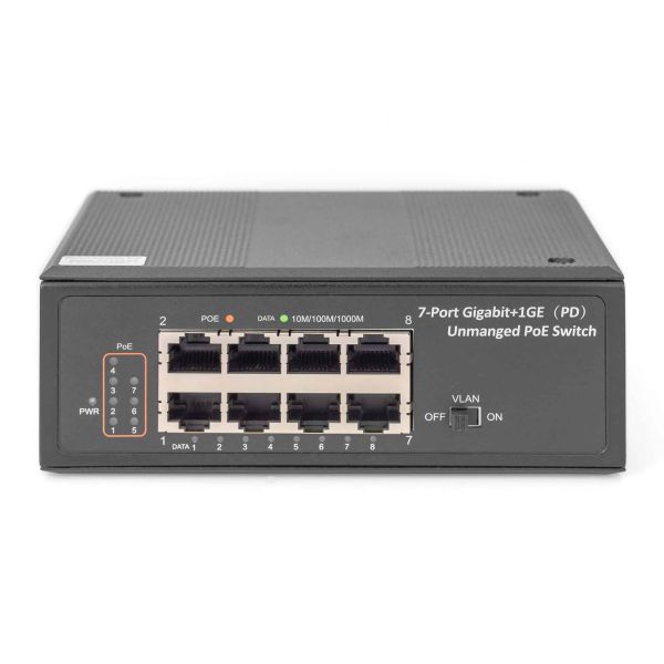 Digitus DN-651113 netwerk-switch Unmanaged Gigabit Ethernet (10/100/1000) Power over Ethernet (PoE) Zwart (DN-651113)
