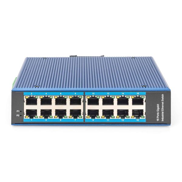 Digitus DN-651129 netwerk-switch Unmanaged Gigabit Ethernet (10/100/1000) Blauw (DN-651129)