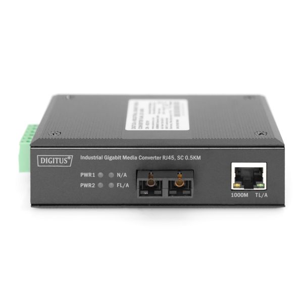 Digitus DN-652101 netwerk media converter 1000 Mbit/s 850 nm Multimode Zwart (DN-652101)