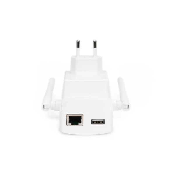 Digitus DN-7072 bridge & repeater Netwerkrepeater 300 Mbit/s Wit (DN-7072)