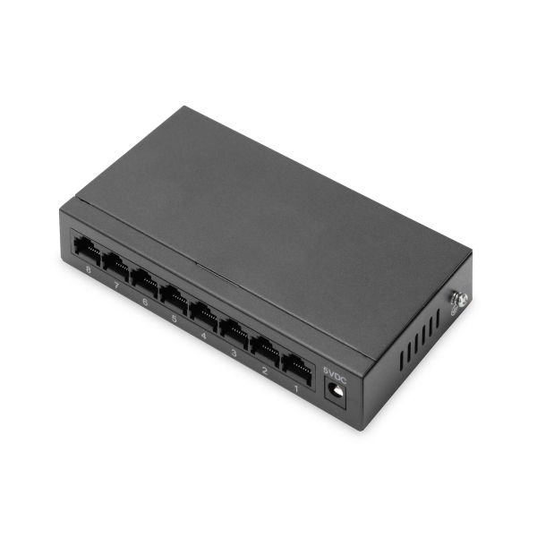 Digitus DN-80066 netwerk-switch Unmanaged Gigabit Ethernet (10/100/1000) Zwart (DN-80066)