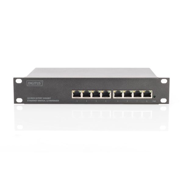 Digitus DN-80117 netwerk-switch Managed L2+ Gigabit Ethernet (10/100/1000) Zwart (DN-80117)