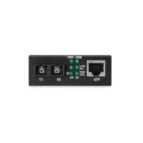 Digitus Fast Ethernet, RJ-45/SC netwerk media converter 100 Mbit/s 1310 nm Multimode Zwart (DN-82020-1) Digitus Fast Ethernet, RJ-45/SC netwerk media converter 100 Mbit/s 1310 nm Multimode Zwart (DN-82020-1)
