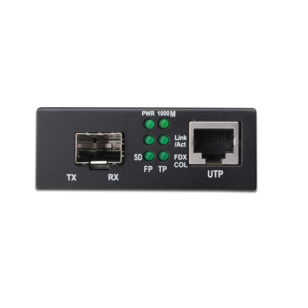 Digitus DN-82130 netwerk media converter 1000 Mbit/s Zwart (DN-82130)