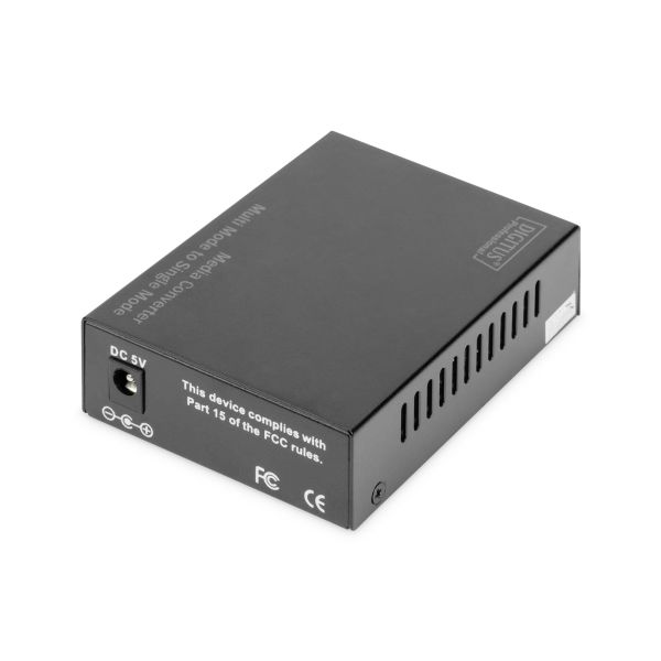 Digitus DN-82133 netwerk media converter 1000 Mbit/s 1550 nm Multimode, Single-mode Zwart (DN-82133)