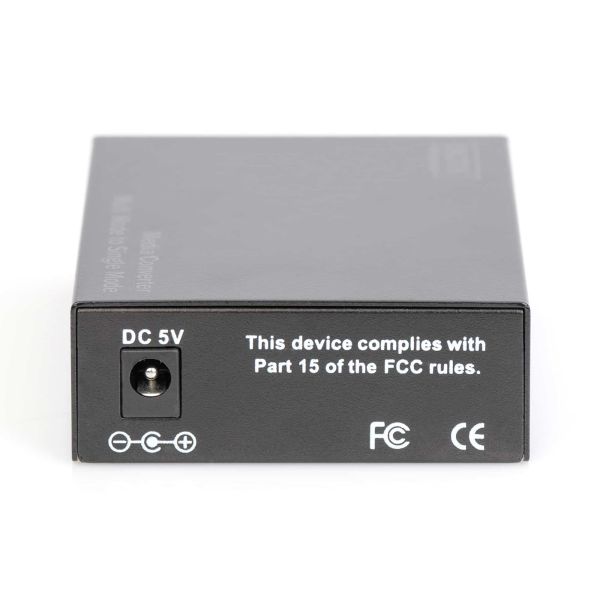 Digitus DN-82133 netwerk media converter 1000 Mbit/s 1550 nm Multimode, Single-mode Zwart (DN-82133)