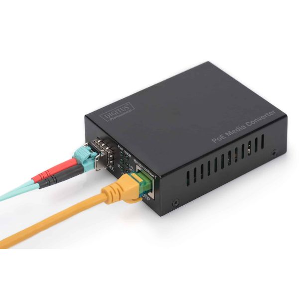 Digitus DN-82140 netwerk media converter 1000 Mbit/s Zwart (DN-82140)