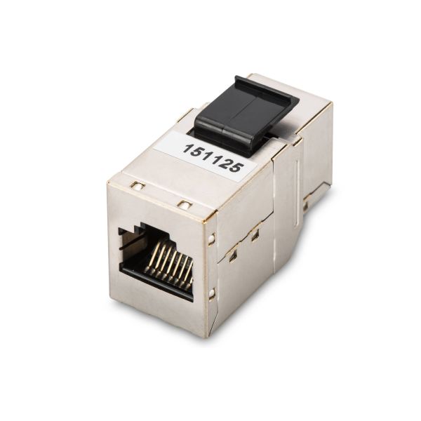 Digitus DN-93906 tussenstuk voor kabels RJ-45 Nikkel (DN-93906)
