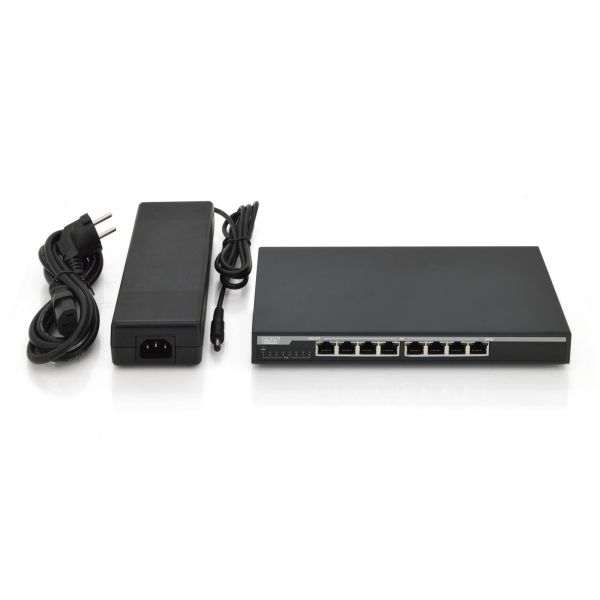 Digitus DN-95340 netwerk-switch Unmanaged Gigabit Ethernet (10/100/1000) Power over Ethernet (PoE) Zwart (DN-95340)