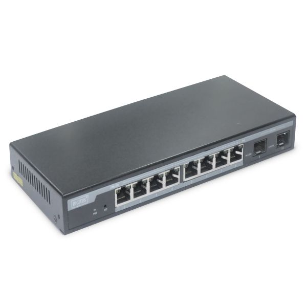 Digitus DN-95344 netwerk-switch Managed L2 Gigabit Ethernet (10/100/1000) Power over Ethernet (PoE) Zwart (DN-95344)